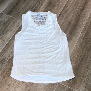 BAR III TOP WITH ALL KNIT BACK